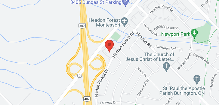 map of #19 -2470 HEADON FOREST DR